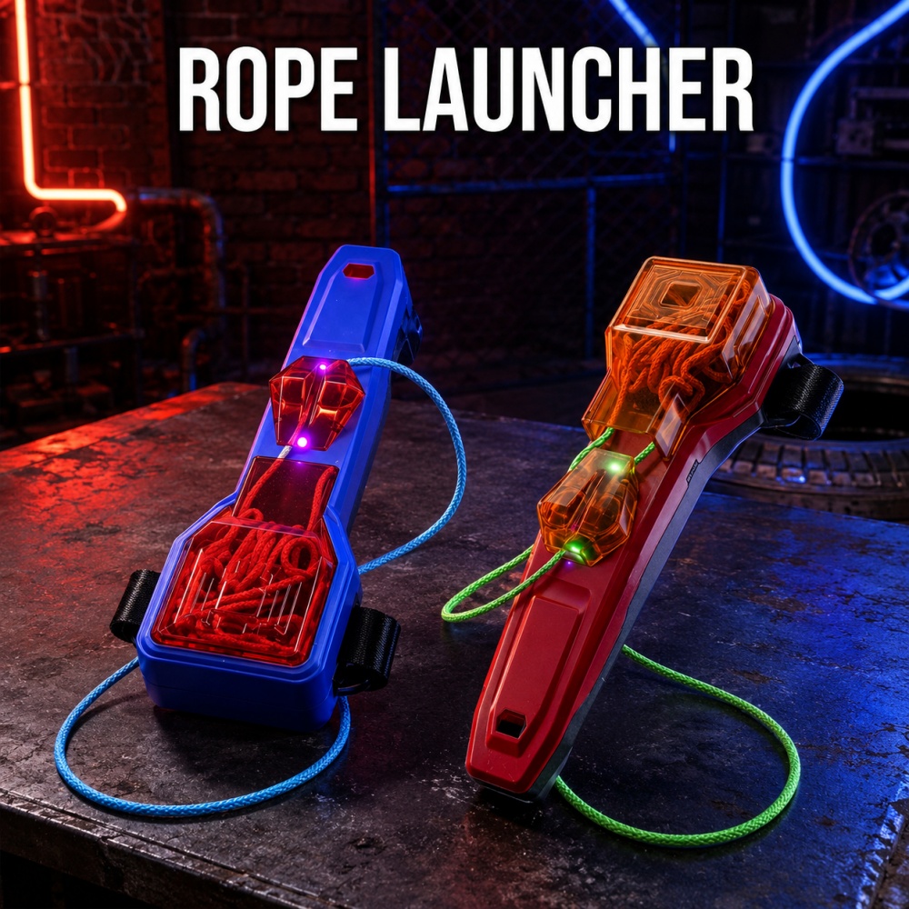 Kids' Toy - Creative Rope Launcher Spider Silk Auto