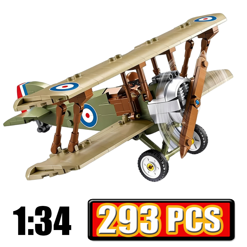 Military WW1 UK F. 1 Biplane S - Kids Toys Uk 评论和价格