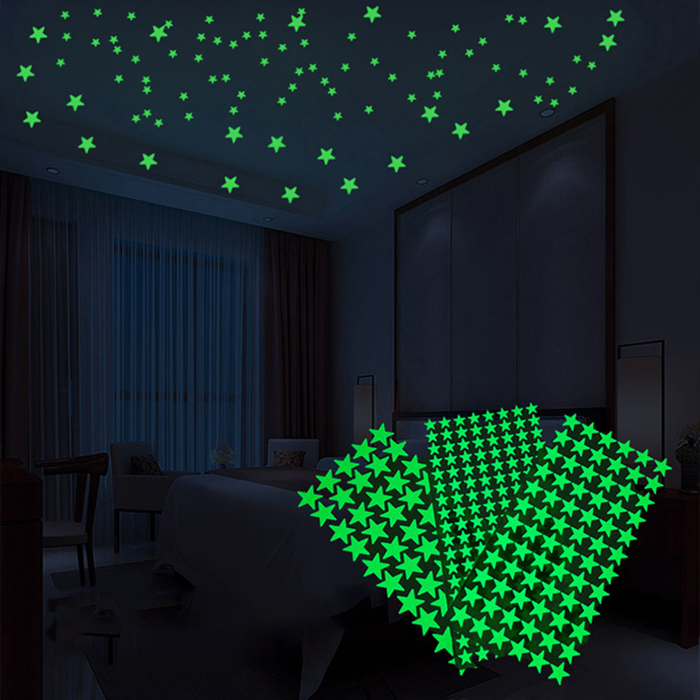 Glow In The Dark 3D Stars Moon - Glow In Dark Stars 评论和价格