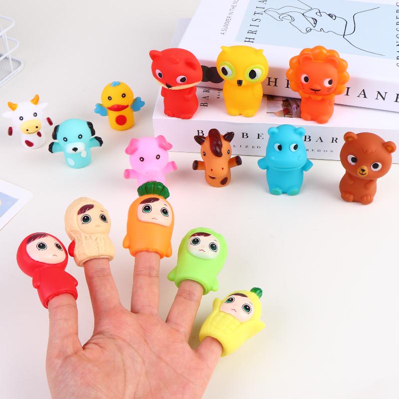 ''5Pcs Finger Puppet Toys Cart - Kids Toys Entertainer 评论和价格