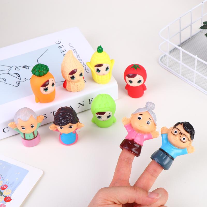 ''5Pcs Finger Puppet Toys Cart - Kids Toys Entertainer 评论和价格