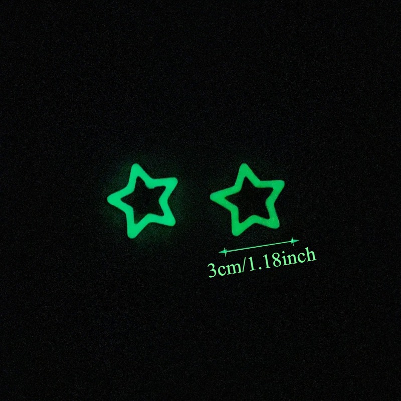 10pcs Colorful Glow in The Dar - Glow In Dark Stars 评论和价格