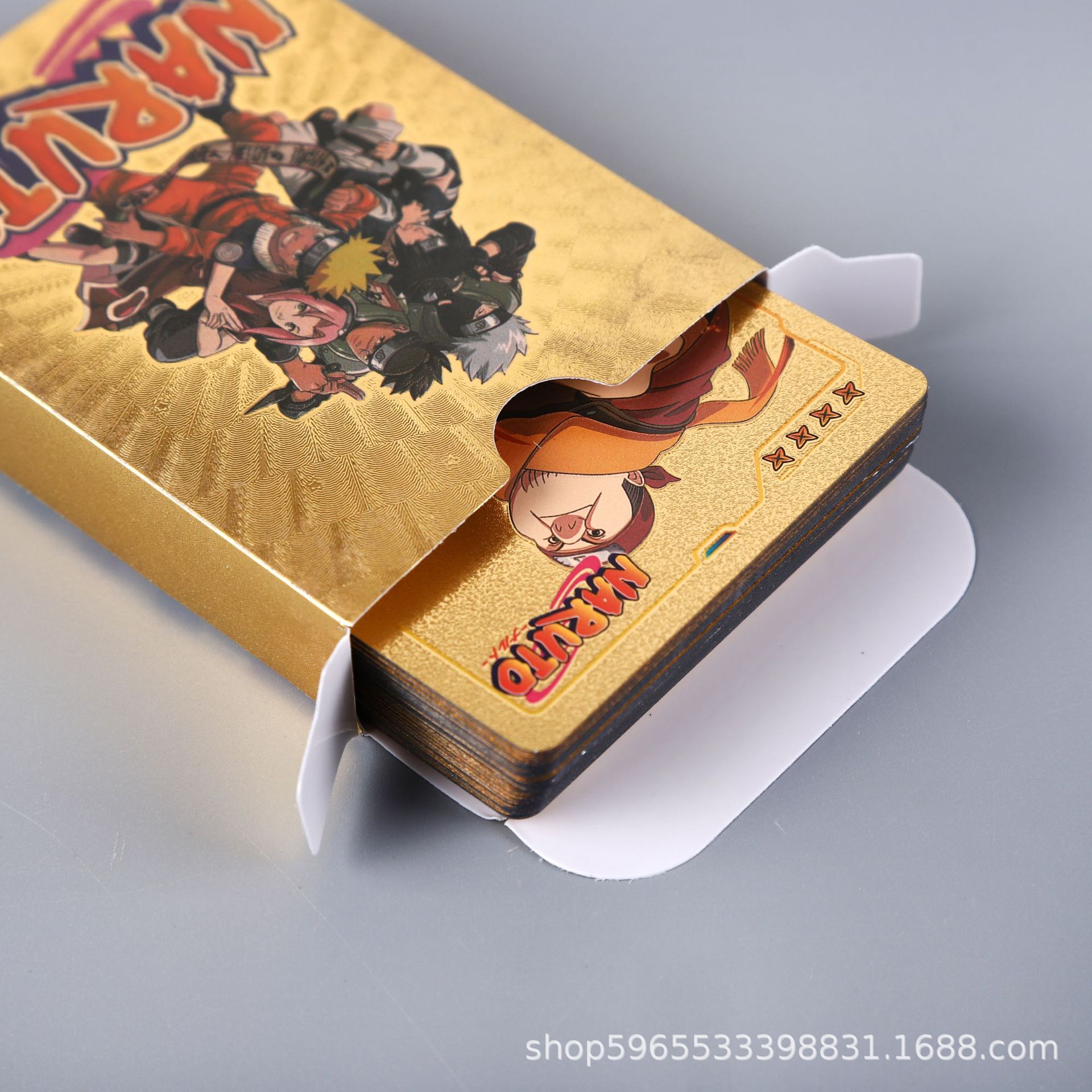 55pcs Naruto Card Gold English - Kids Toys Usa 评论和价格