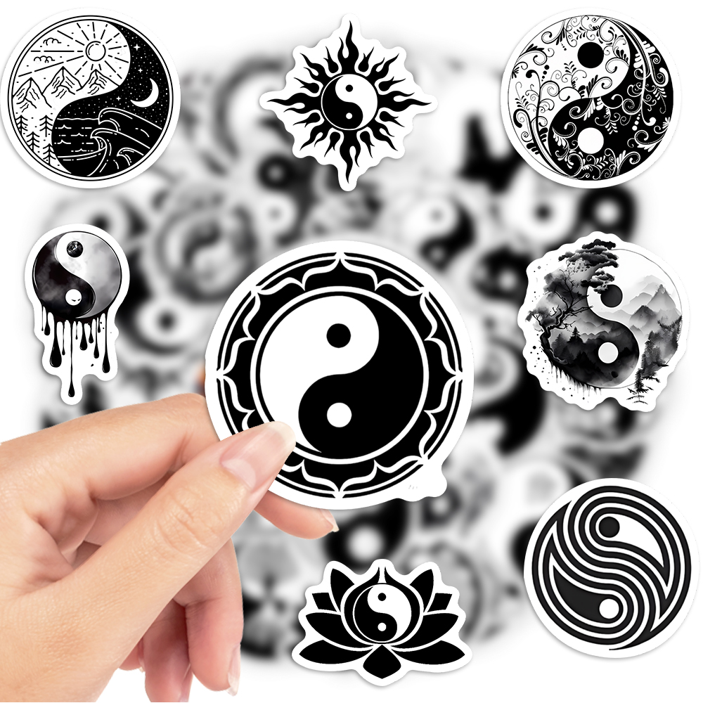 Chinese Yin Yang Stickers Bala - Kids Yoga Toys 评论和价格