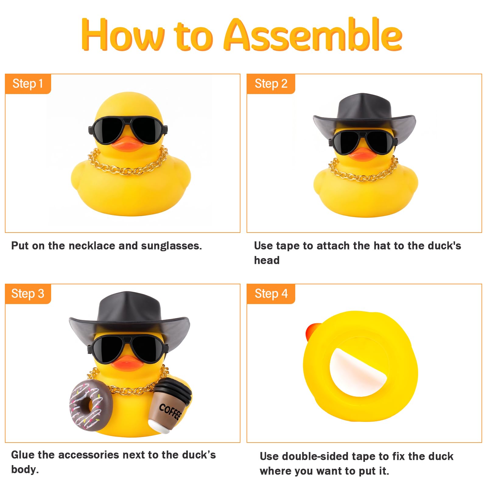 Rubber Duck Car Dashboard Deco - Rubber Duck Bath 评论和价格