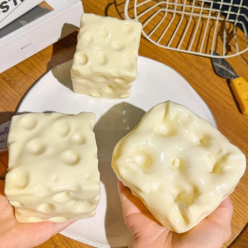 Taba Squishy Cheese Cube Stres - Kids' Toy 评论和价格