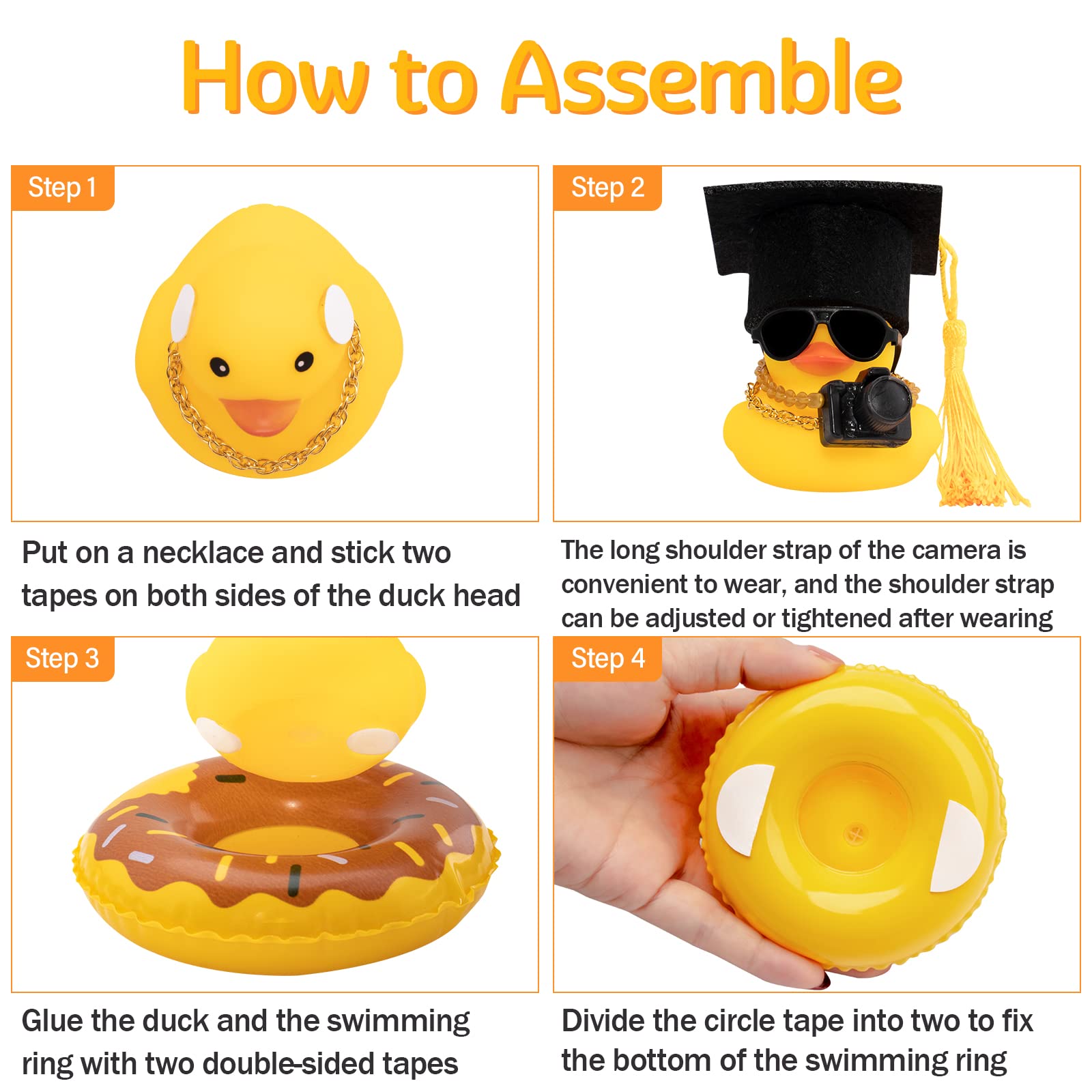 Duck Car Rubber Duck Dashboard - Rubber Duck Bath 评论和价格