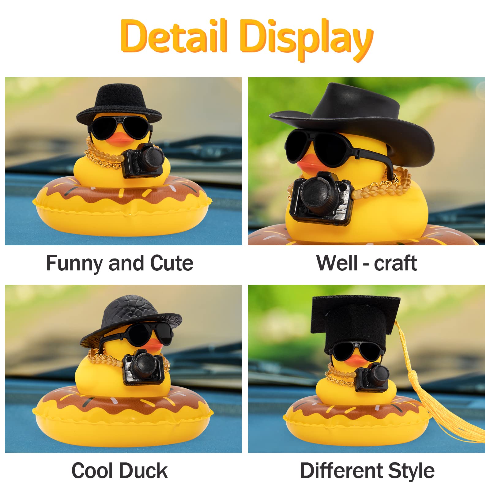 Duck Car Rubber Duck Dashboard - Rubber Duck Bath 评论和价格