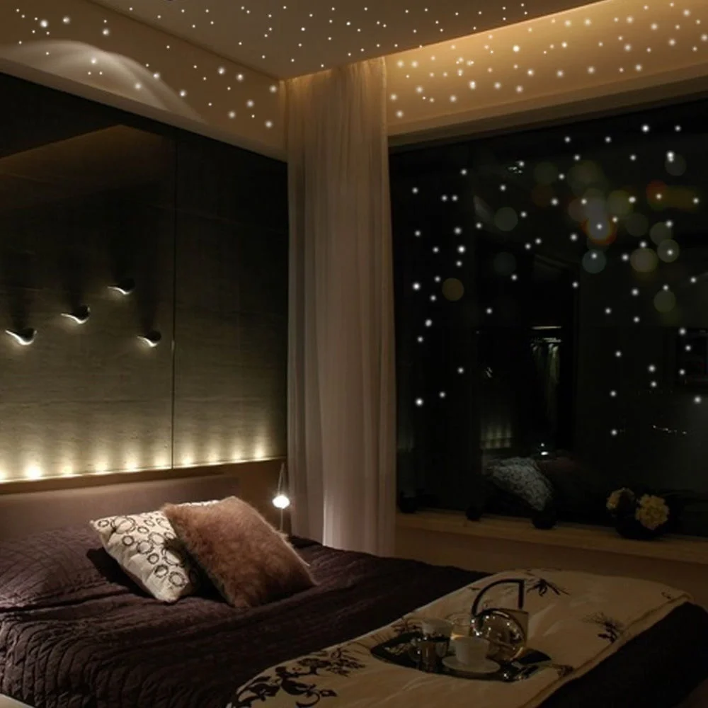 407 Pcs Wall Stickers Wall Dec - Glow In Dark Stars 评论和价格