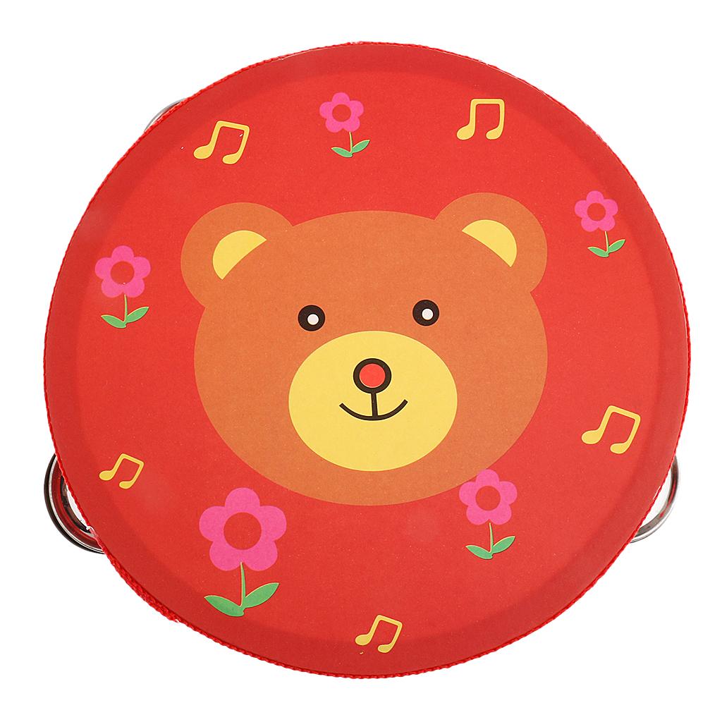 Hand Bell Wooden Tambourine Pe - Kids Toys Learning 评论和价格