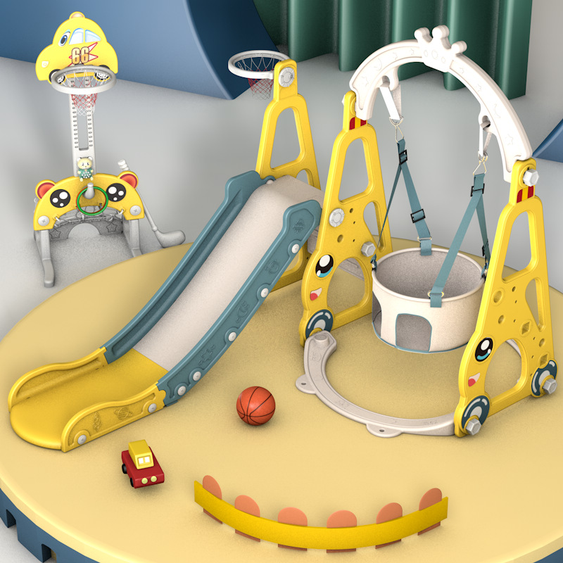 7-in-1 Kids Slide Swing Combin - Kids Toys Entertainer 评论和价格