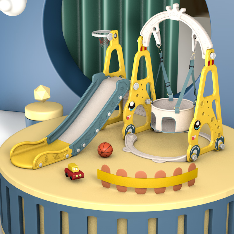 7-in-1 Kids Slide Swing Combin - Kids Toys Entertainer 评论和价格