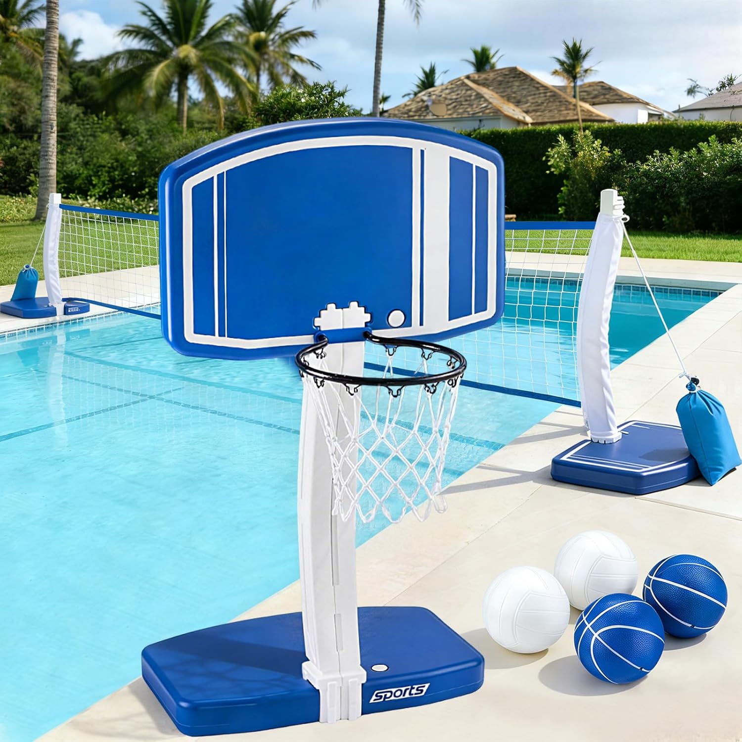 Above Ground Pool Basketball H - Kids' Toy 评论和价格