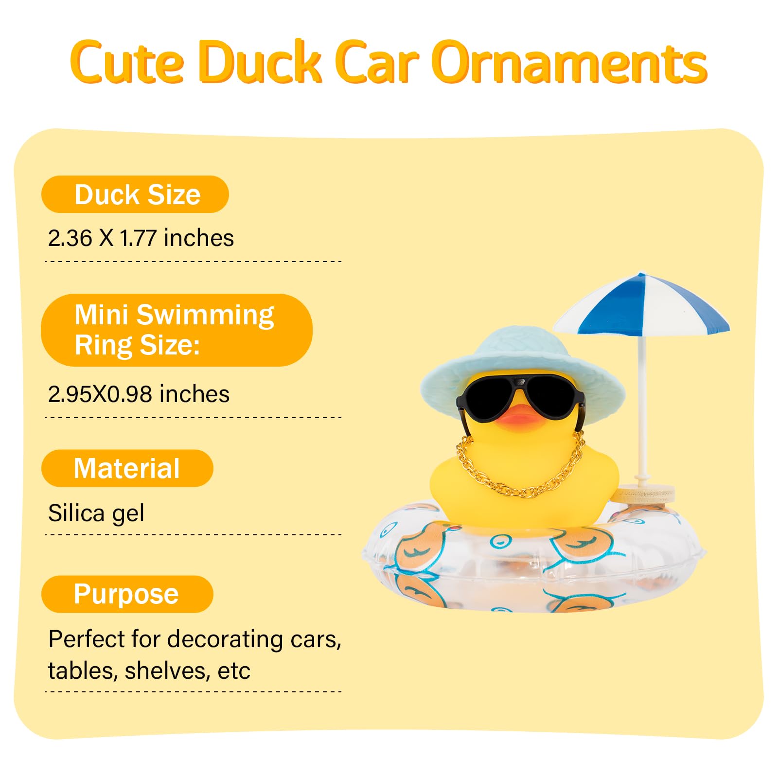 Car Rubber Ducks, Dashboard De - Rubber Duck Bath 评论和价格