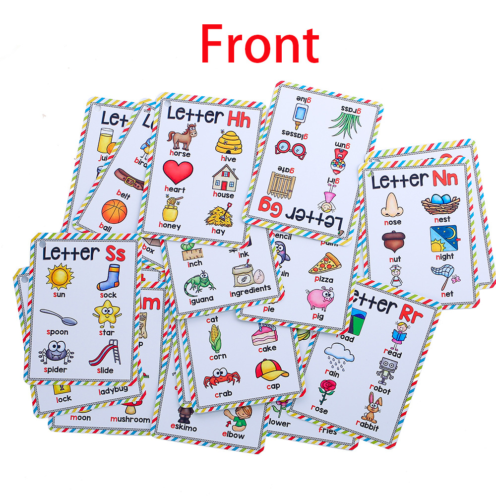 Bview Art English 26 Letters A - Educational Flash Card 评论和价格