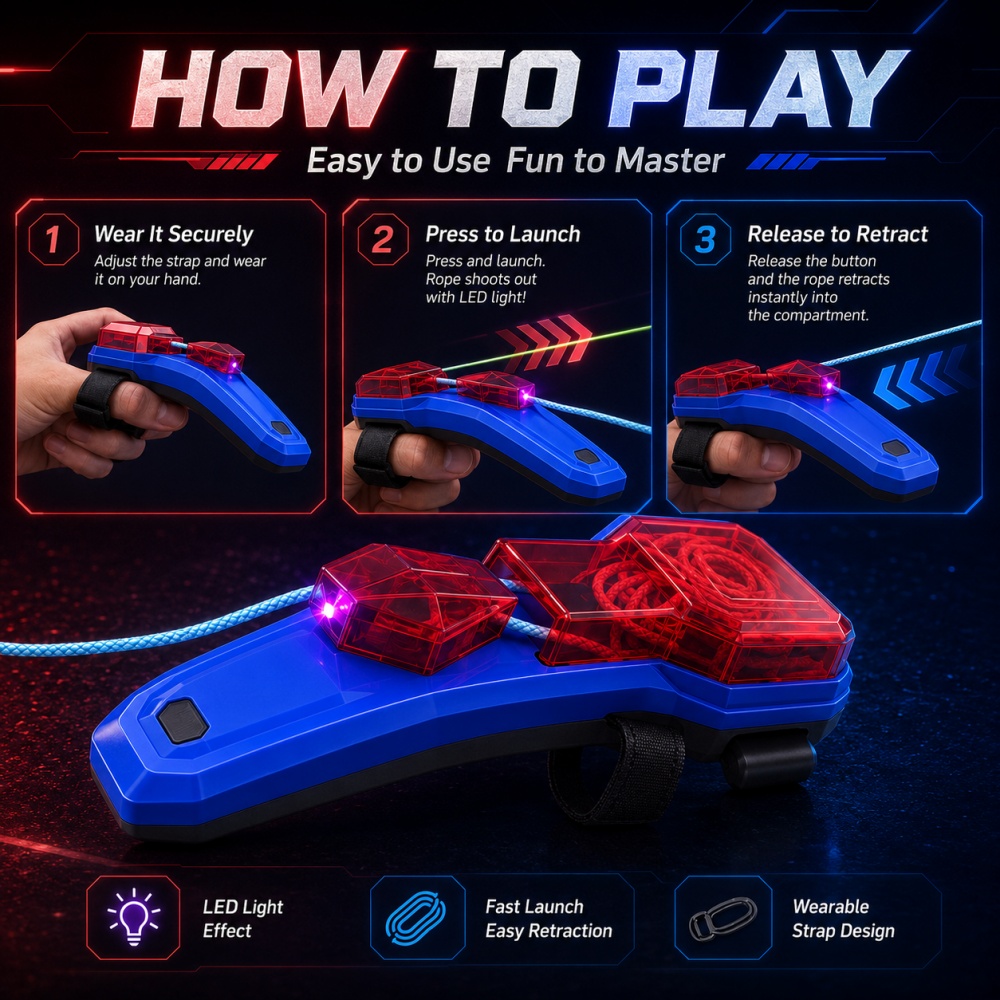 Creative Rope Launcher Spider  - Kids' Toy 评论和价格