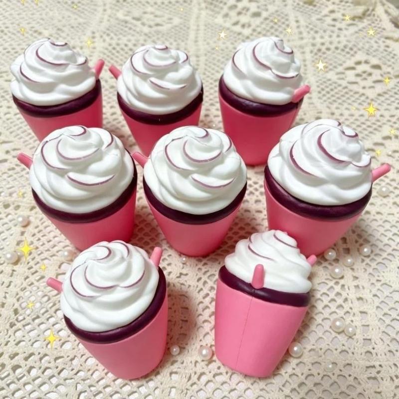Soft Anti-Stress Milk Tea Cup  - Kids Toys Entertainer 评论和价格