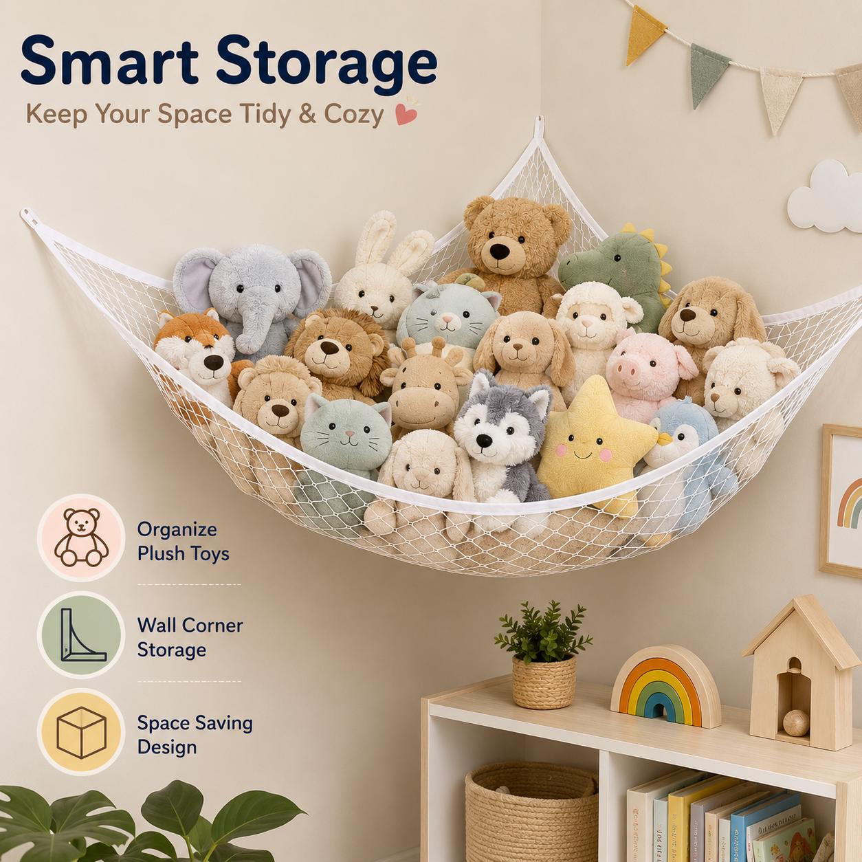 Mesh Toy Storage Hammock Hangi - Kids' Toy 评论和价格