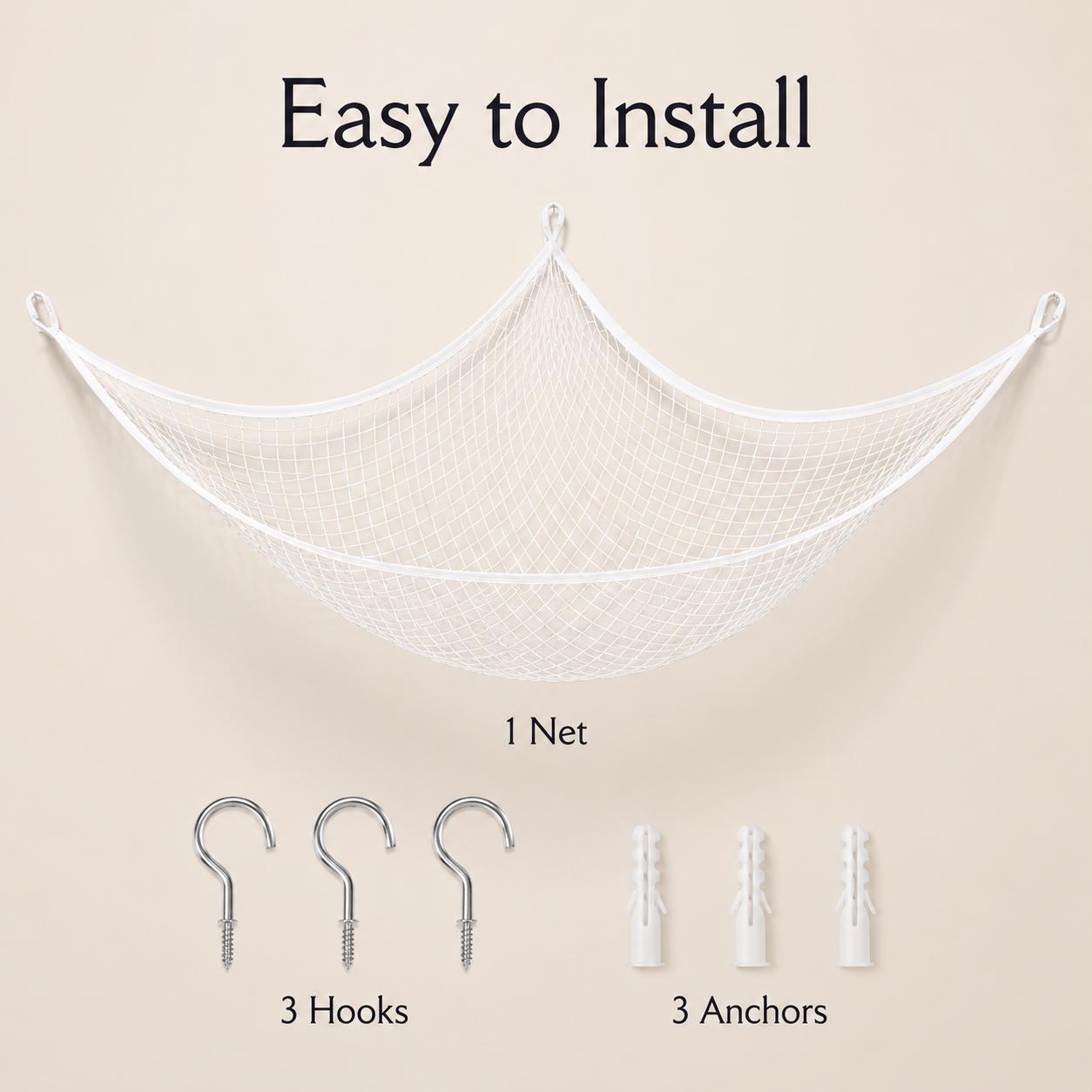 Mesh Toy Storage Hammock Hangi - Kids' Toy 评论和价格