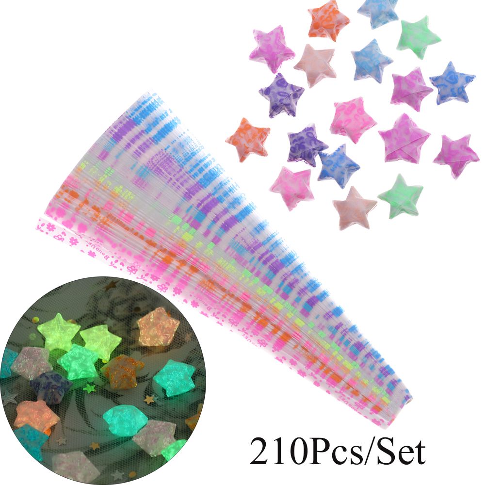 210pcs/lot Glow in Dark Lucky  - Glow In Dark Stars 评论和价格