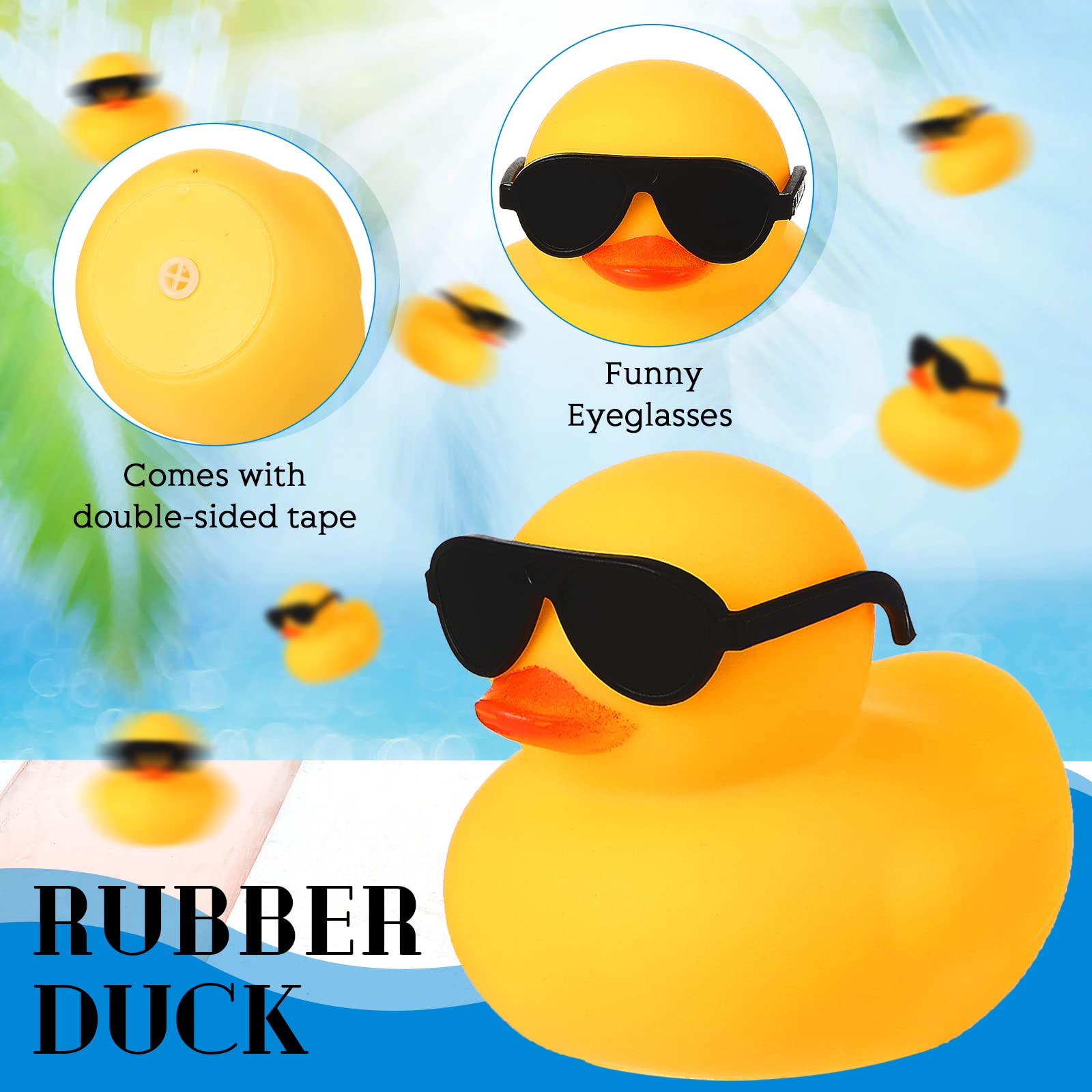 6/12/24pc Rubber Duck Toys Yel - Rubber Duck Bath 评论和价格