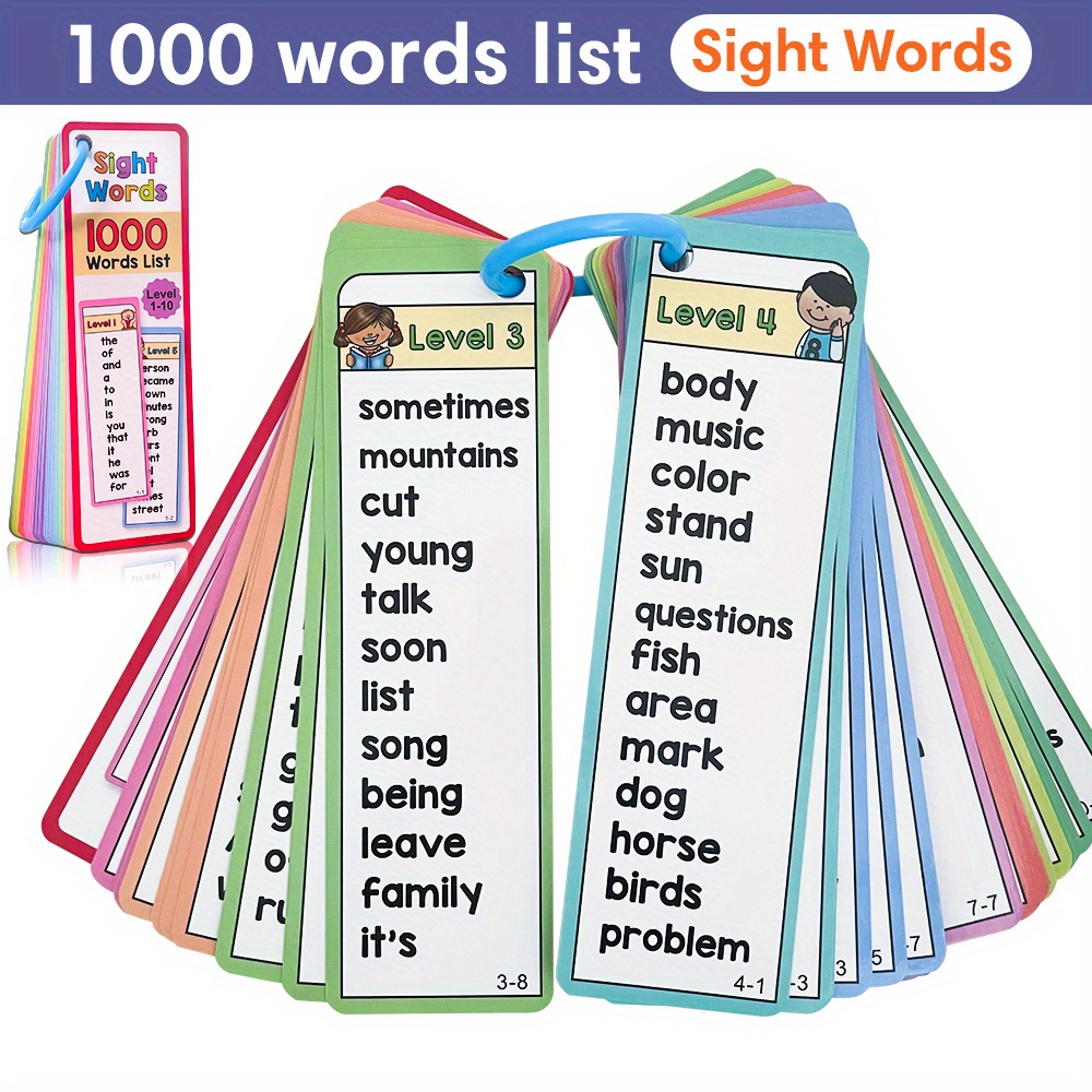 1000 Sight Words Flash Cards f - Educational Flash Card 评论和价格