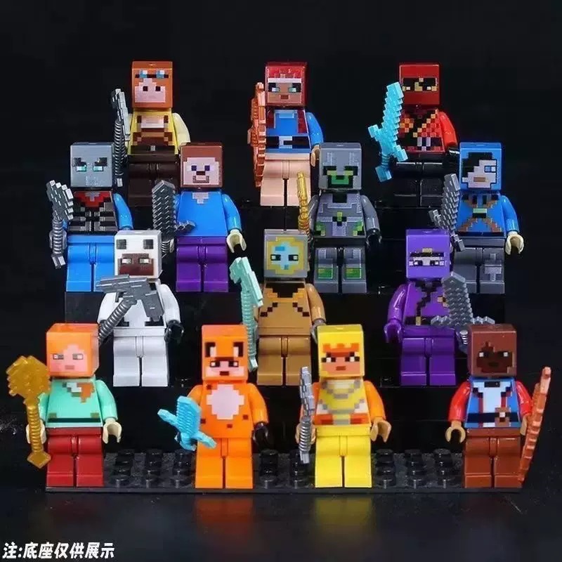 30/60pcs Cartoon Minecraft Bui - Lego Building Blocks 评论和价格