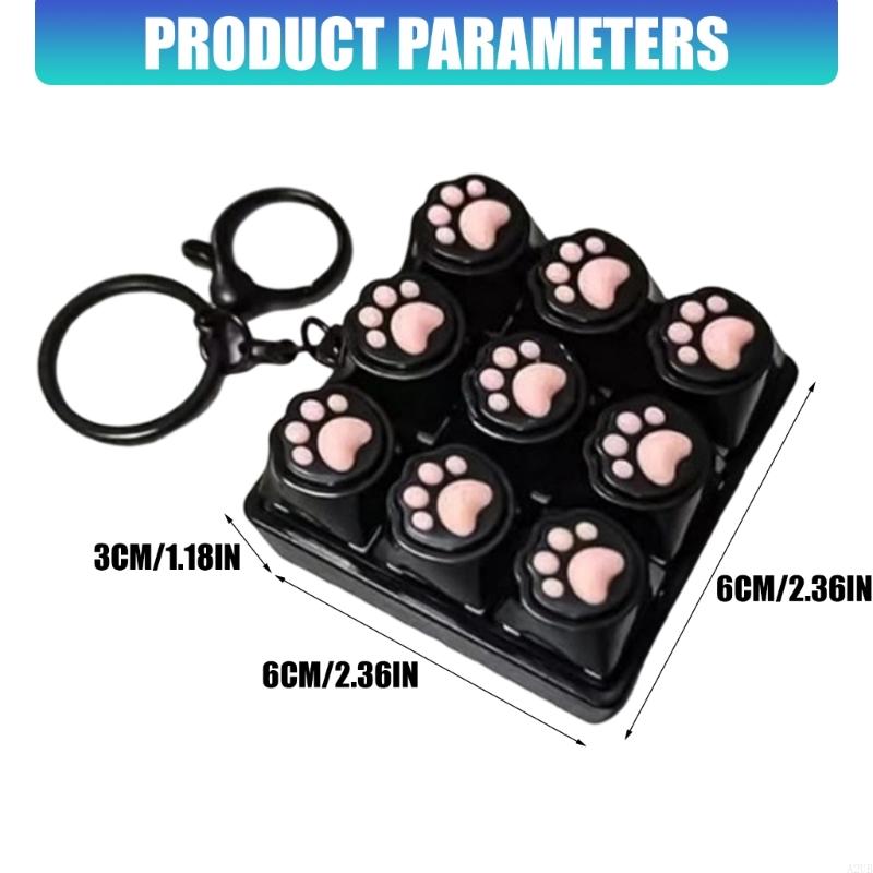 Silicone Cats Paws Keycap Pres - Kids Toys Entertainer 评论和价格