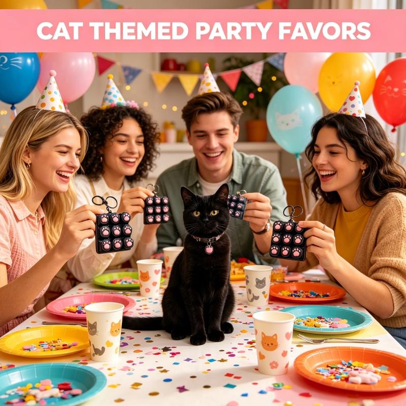 Silicone Cats Paws Keycap Pres - Kids Toys Entertainer 评论和价格