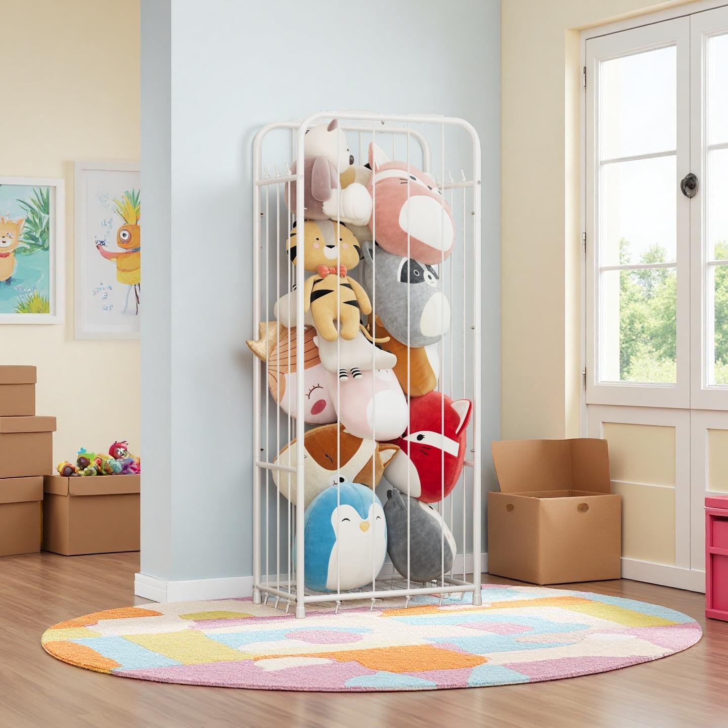 Vertical Stuffed Animal Storag - Kids' Toy 评论和价格
