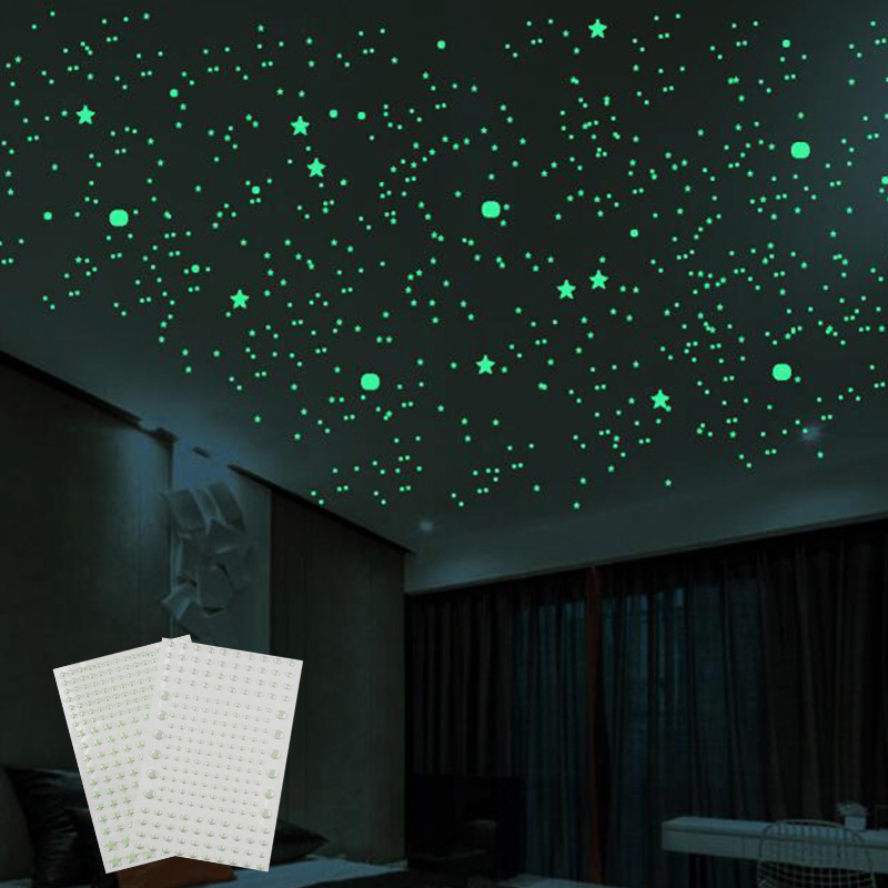 211pcs 3D Bubble Luminous Star - Glow In Dark Stars 评论和价格