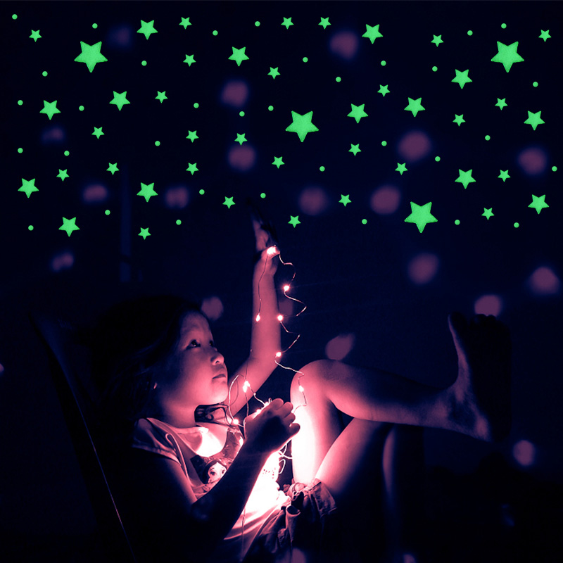 211pcs 3D Bubble Luminous Star - Glow In Dark Stars 评论和价格