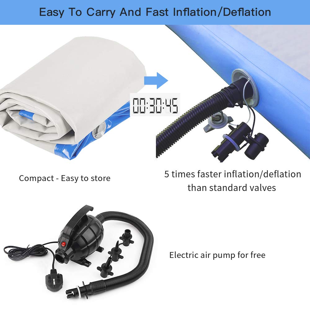 4M Inflatable Airtrack Yoga ma - Kids Yoga Toys 评论和价格