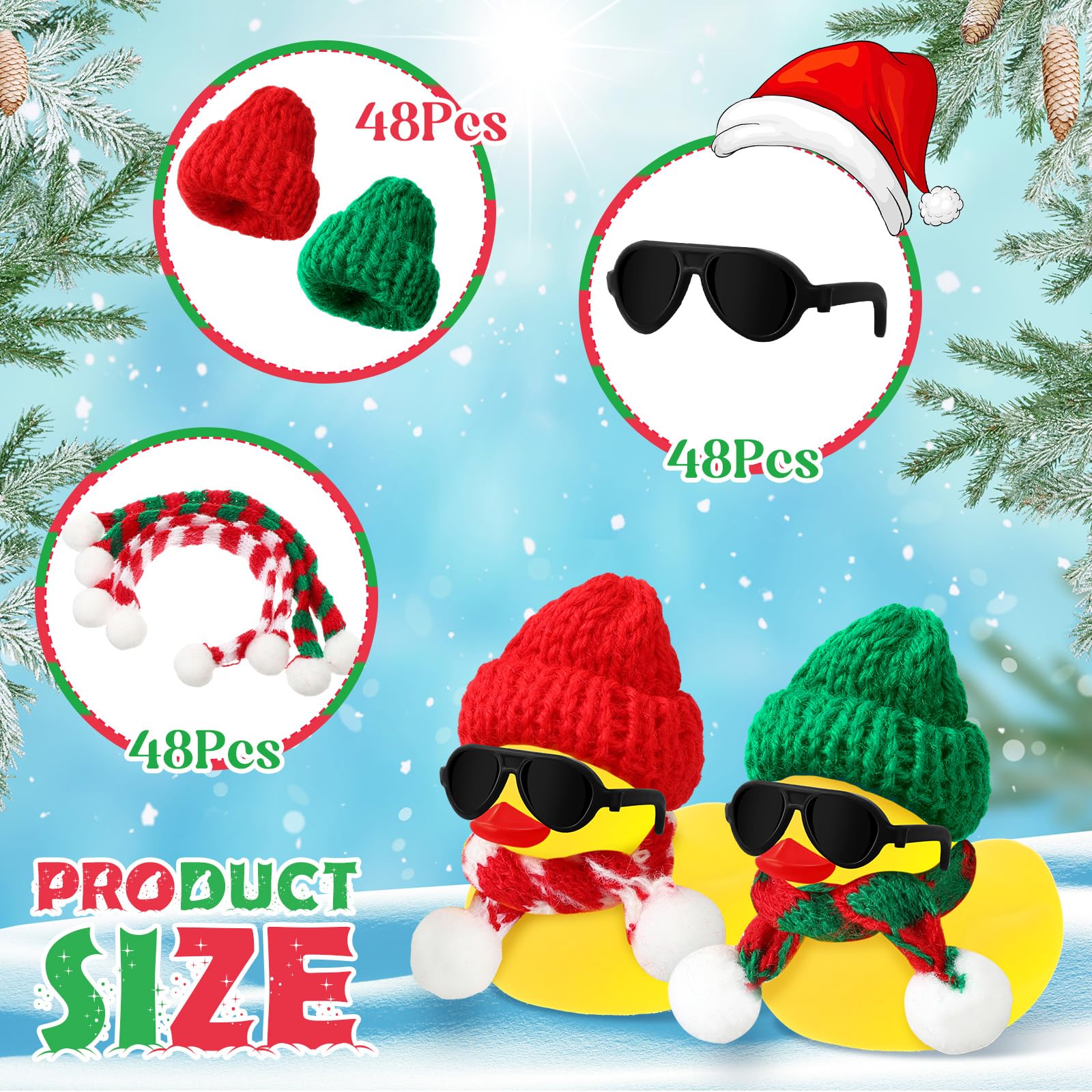 12/24/48 Set Christmas Rubber  - Rubber Duck Bath 评论和价格