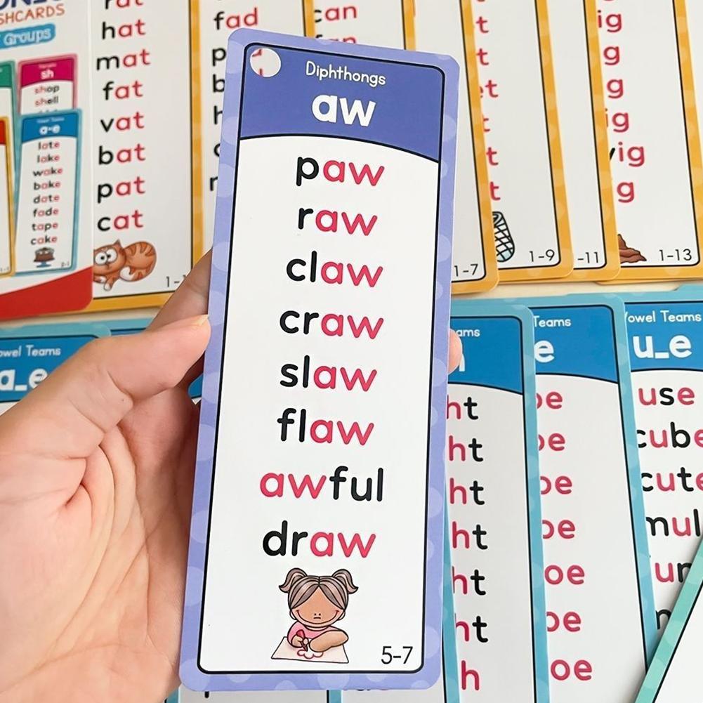 117 Groups Phonics Flashcards  - Educational Flash Card 评论和价格