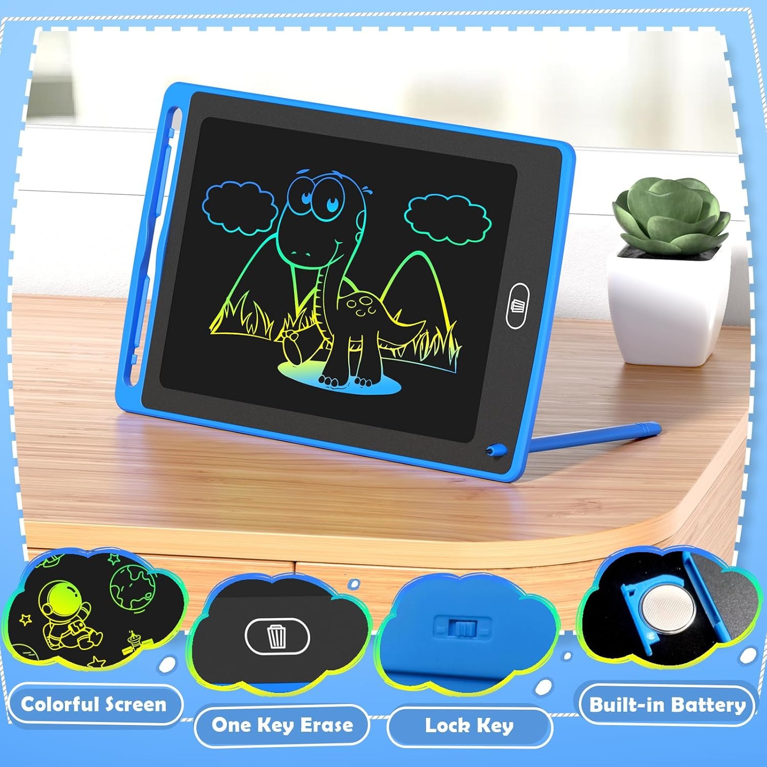 Pack LCD Writing Tablet for Ki - Kids Toys Learning 评论和价格