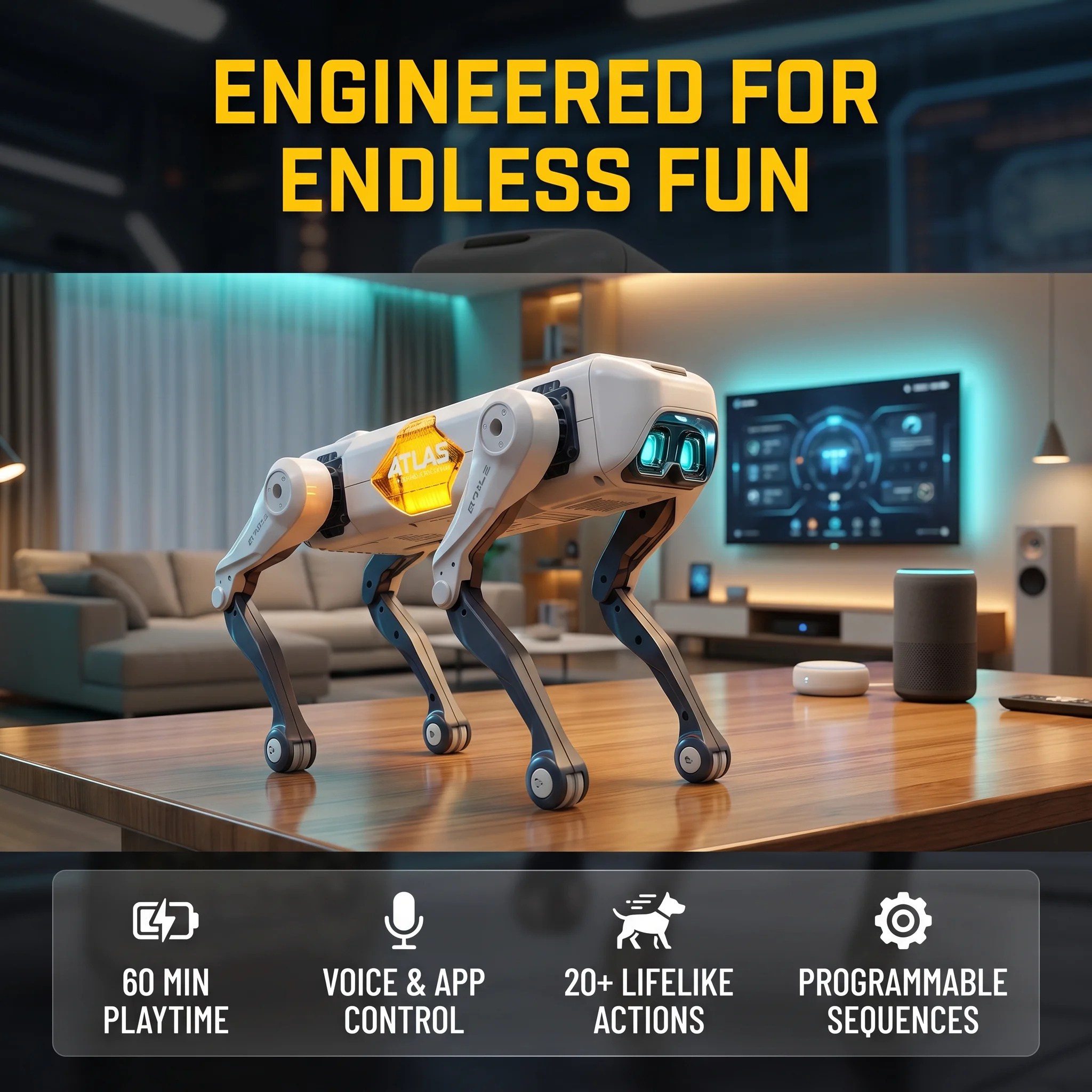 AI Smart Robot Dog, Voice & AP - Kids Toys Usa 评论和价格