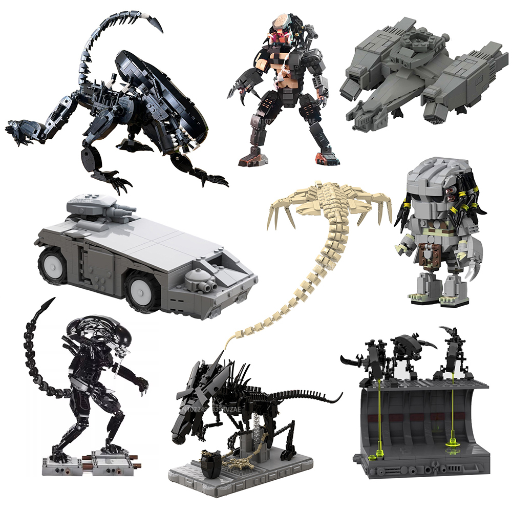 MOC Aliened Monster Building B - Xenomorph Kids Toys 评论和价格