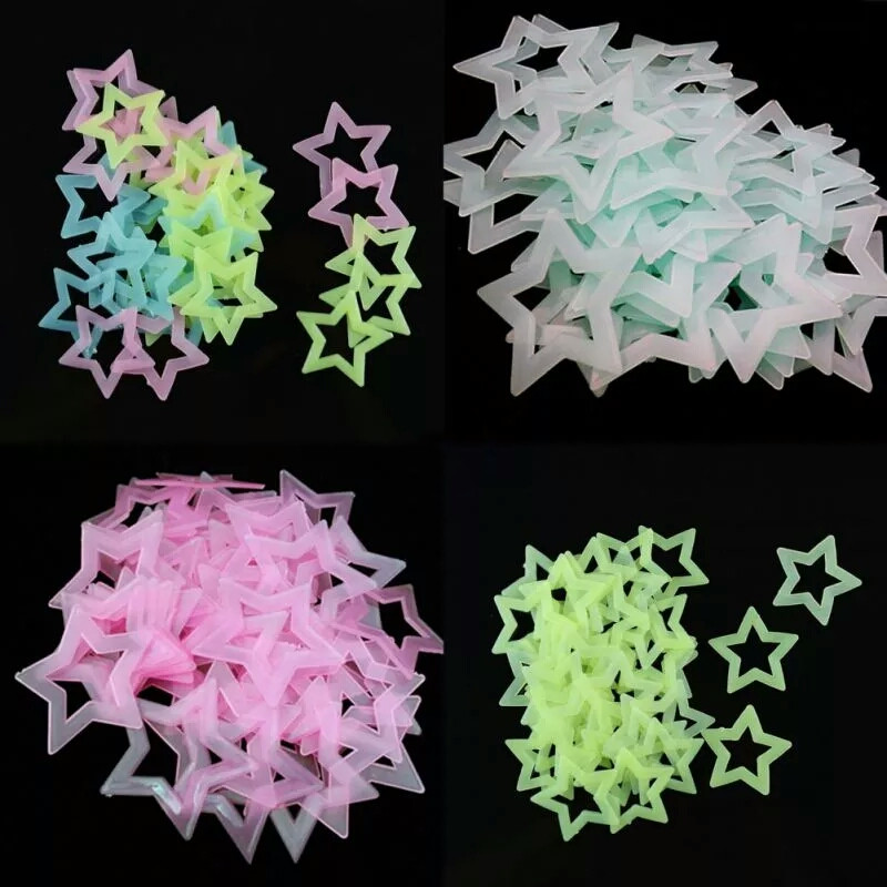 3D Hollow Star Energy Storage  - Glow In Dark Stars 评论和价格