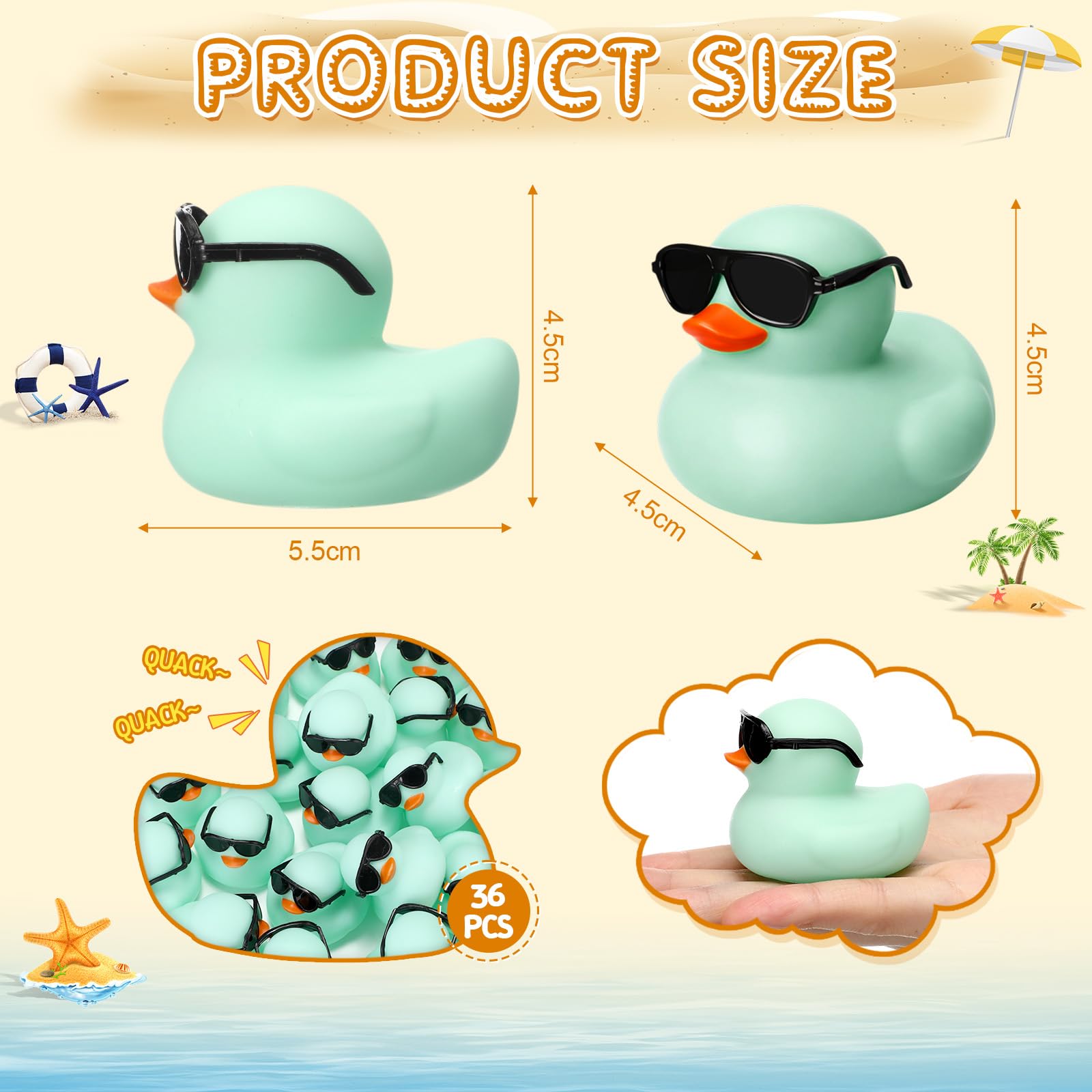 10-100PCS Green Mini Rubber Du - Rubber Duck Bath 评论和价格