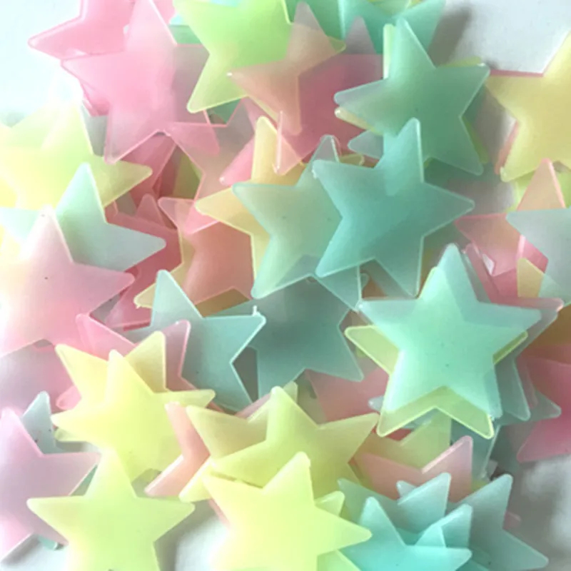 100pcs Fluorescent Glow in the - Glow In Dark Stars 评论和价格
