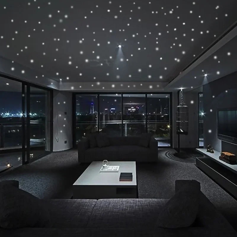 407pcs Luminous Wall Stickers  - Glow In Dark Stars 评论和价格
