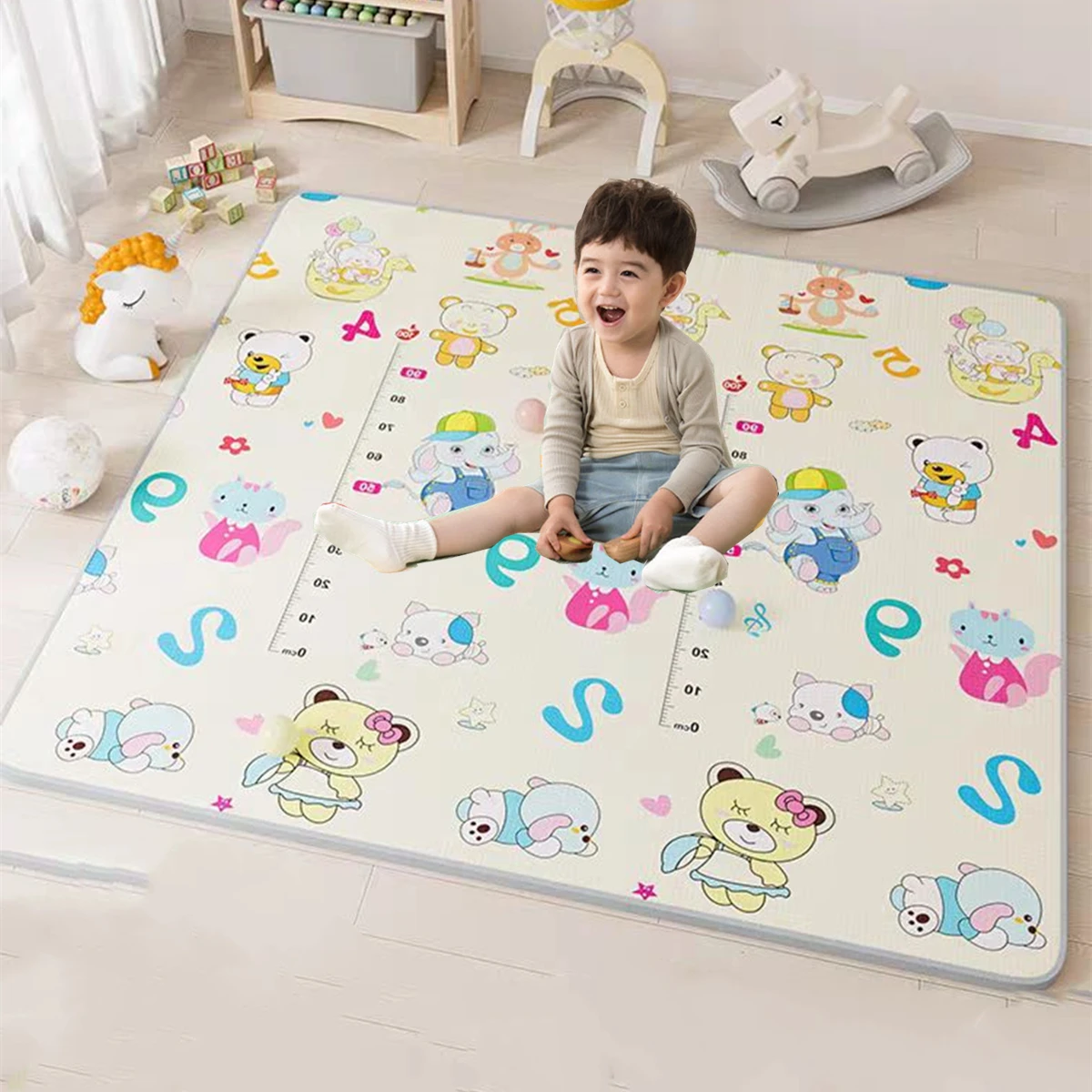 Baby Play Mat Waterproof Soft  - Kids Yoga Toys 评论和价格