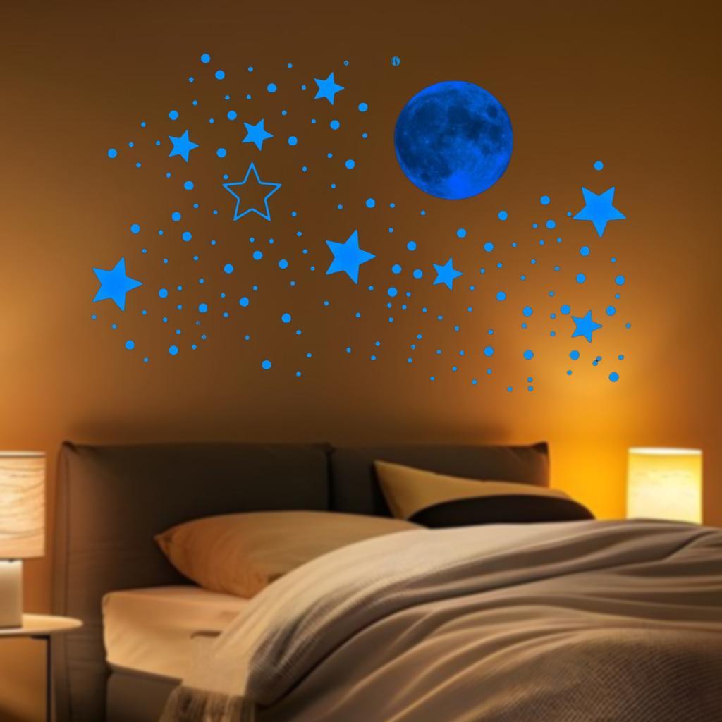 5x Glow in The Dark Wall Stick - Glow In Dark Stars 评论和价格