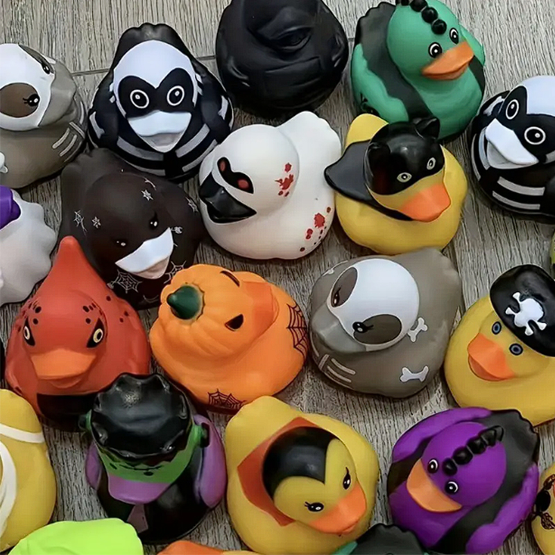 4PCS Halloween Rubber Ducks, 2 - Rubber Duck Bath 评论和价格