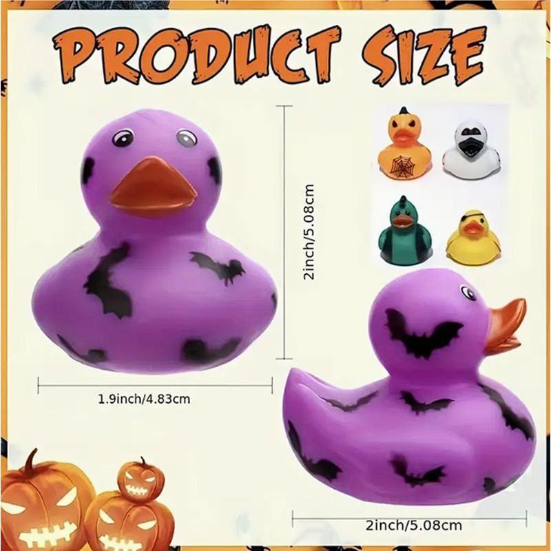 4PCS Halloween Rubber Ducks, 2 - Rubber Duck Bath 评论和价格
