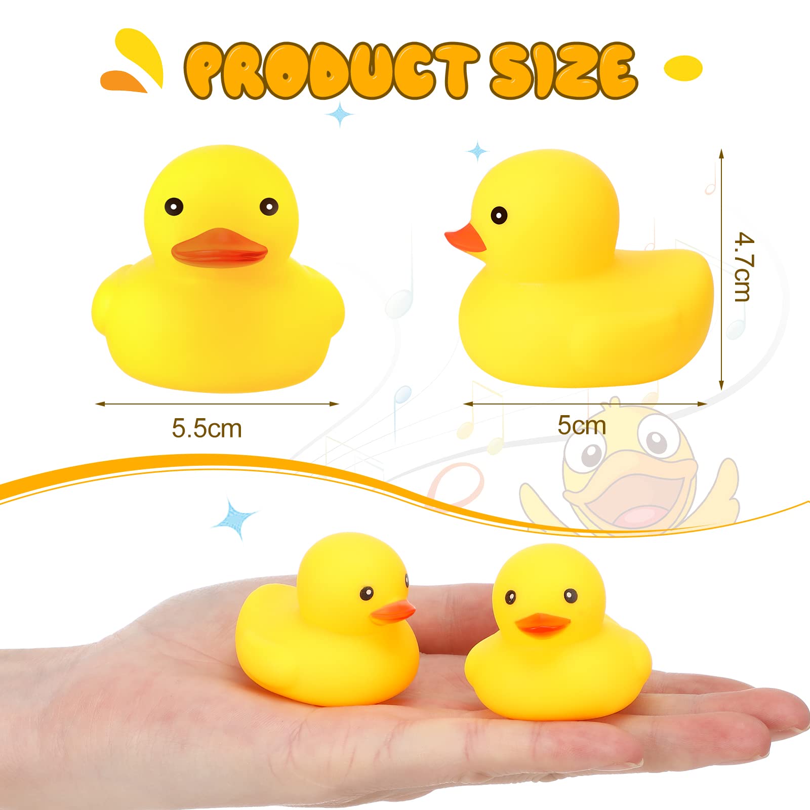 10-100pcs Colourful Rubber Duc - Rubber Duck Bath 评论和价格